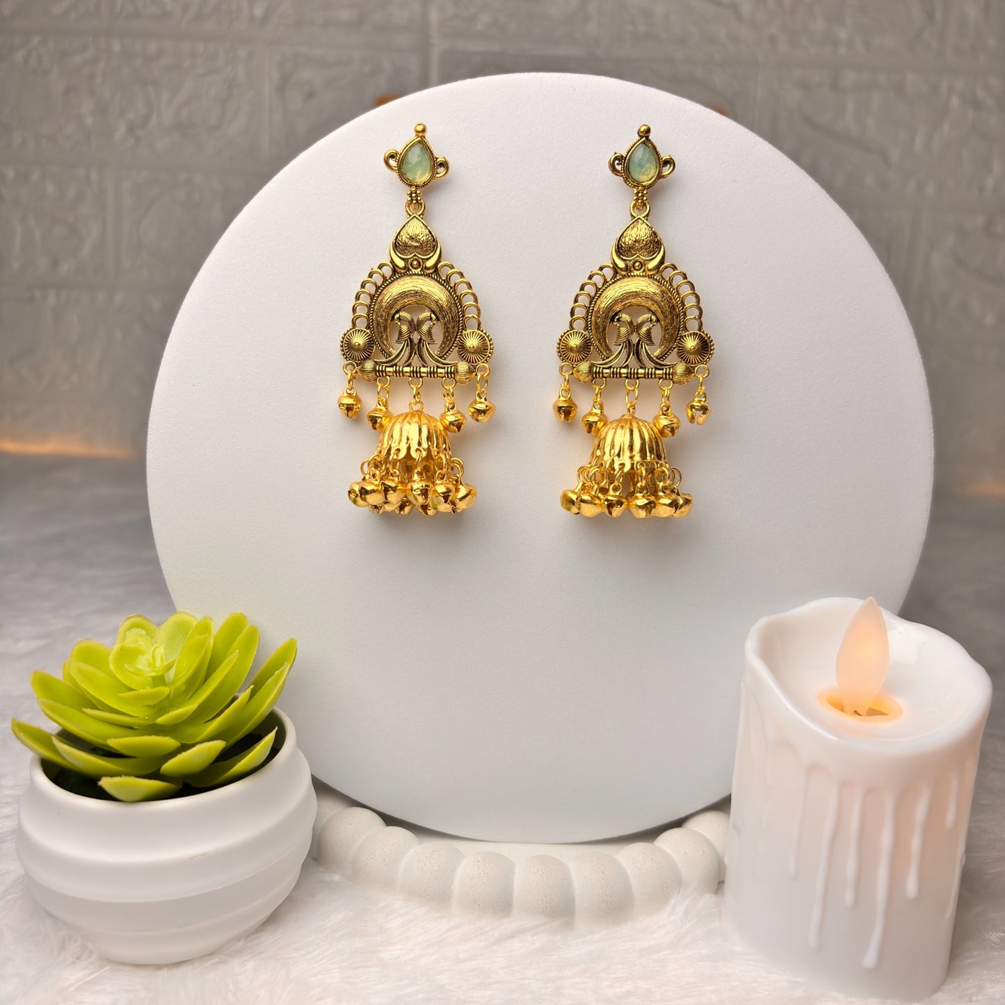 Kashmiri Classic Jhumka Earrings