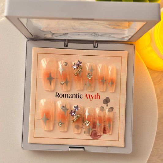 Star Glam Press-On Nails Set