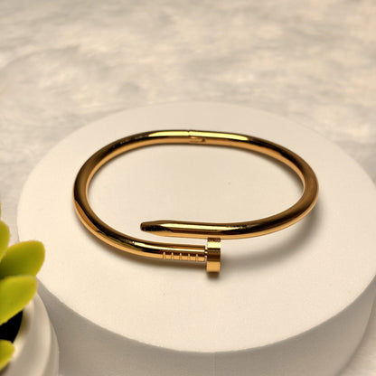 Gold Nail Bracelet