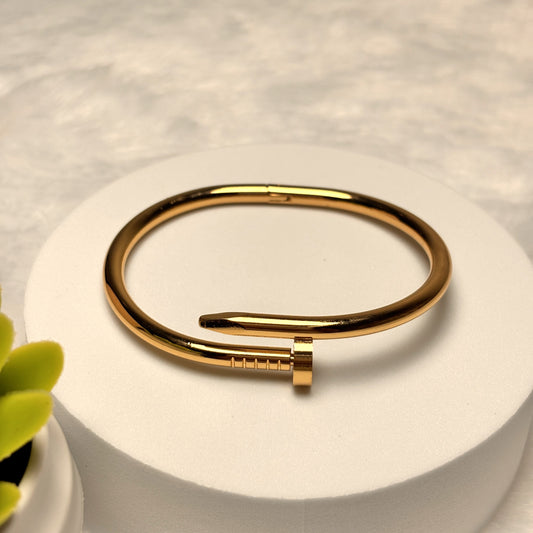 Gold Nail Bracelet