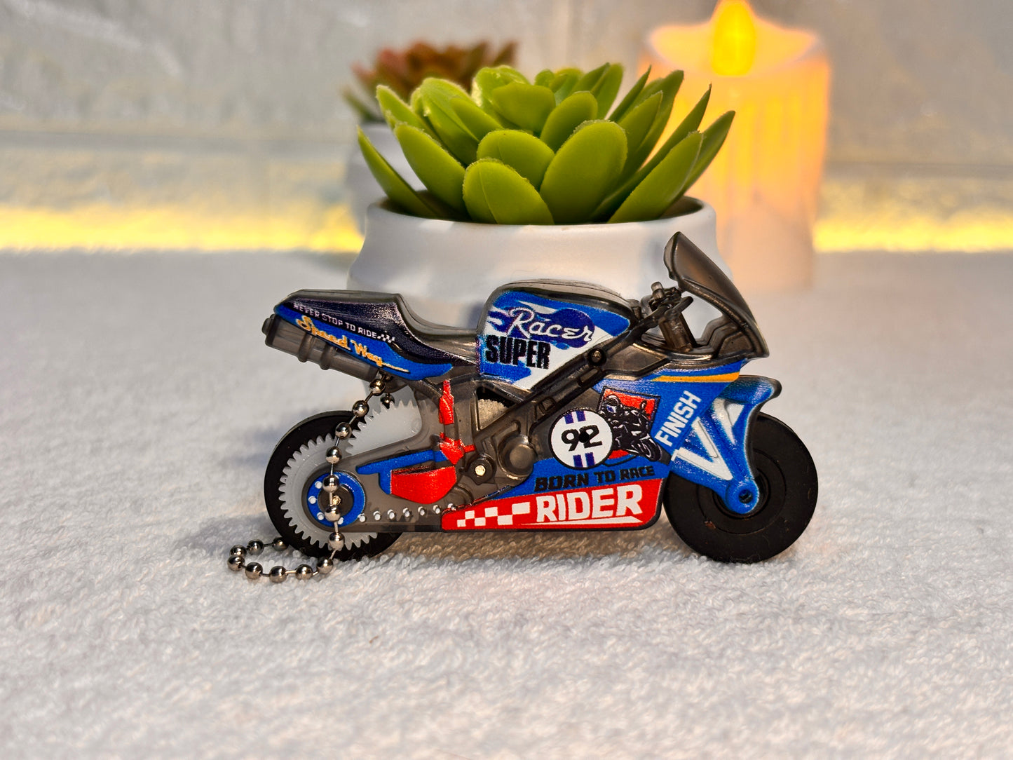 Sparkling Bike keychain - Cool Gift for Bike Lovers