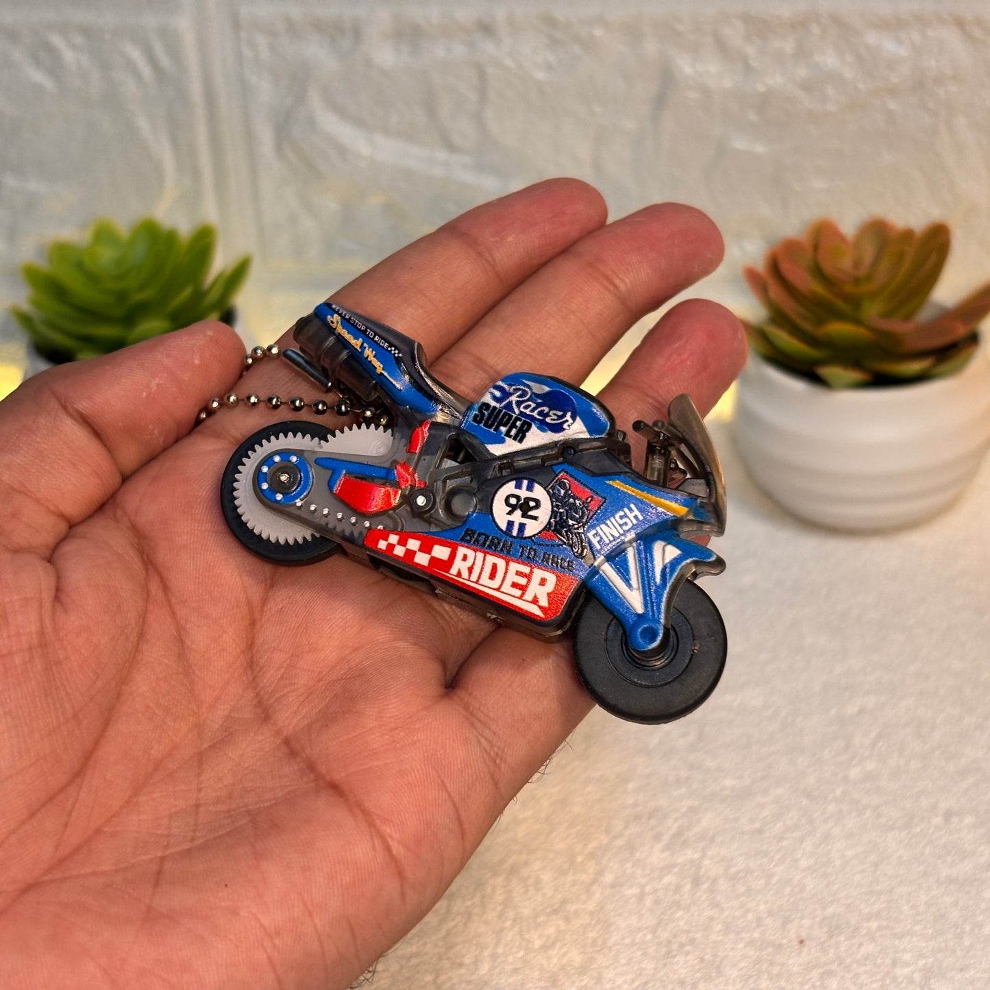 Sparkling Bike keychain - Cool Gift for Bike Lovers