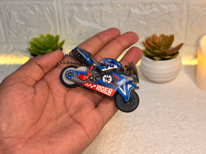 Sparkling Bike keychain - Cool Gift for Bike Lovers