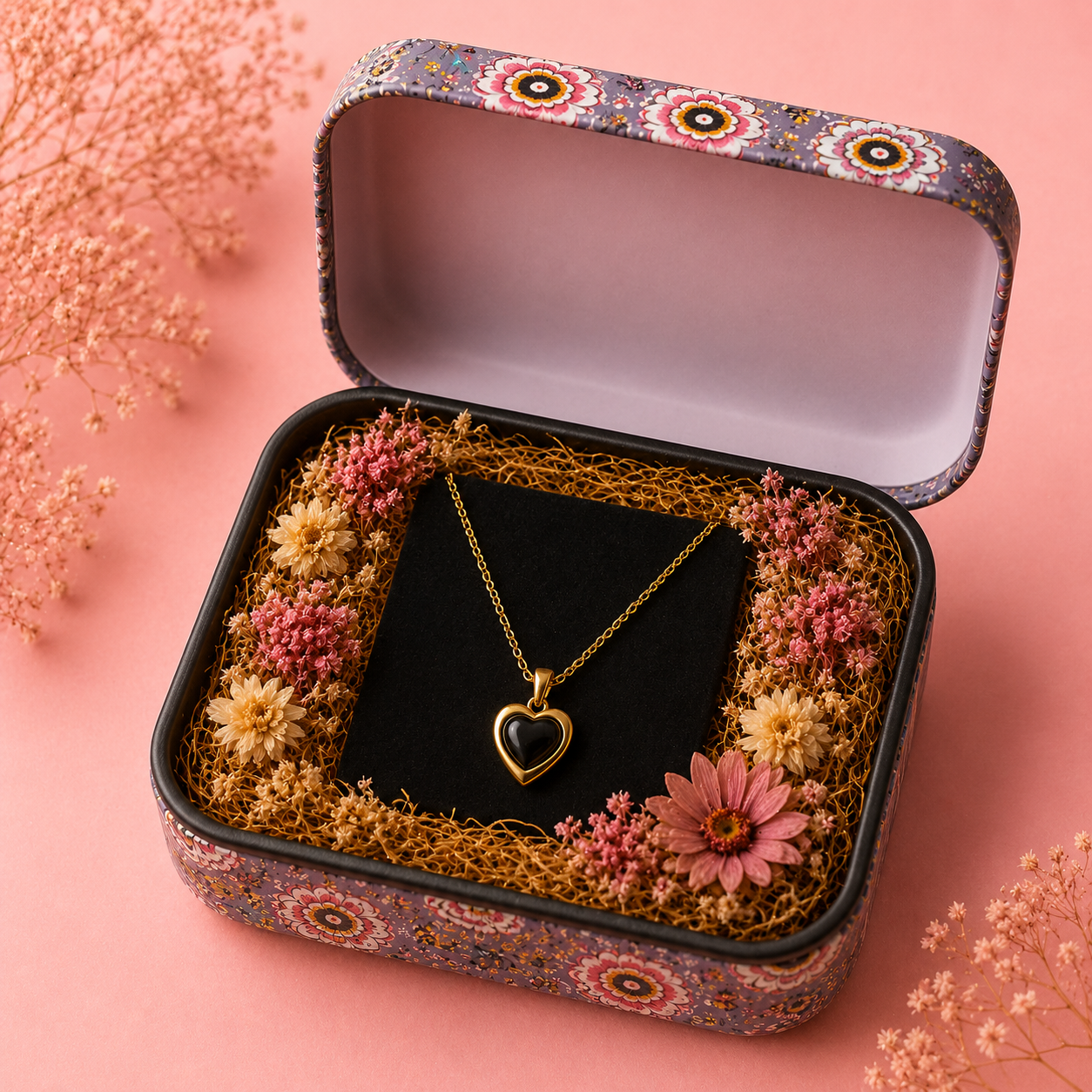 Midnight Heart Pendant Box 🖤