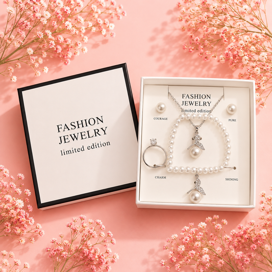 Pearl Bloom Jewelry Set 🌸
