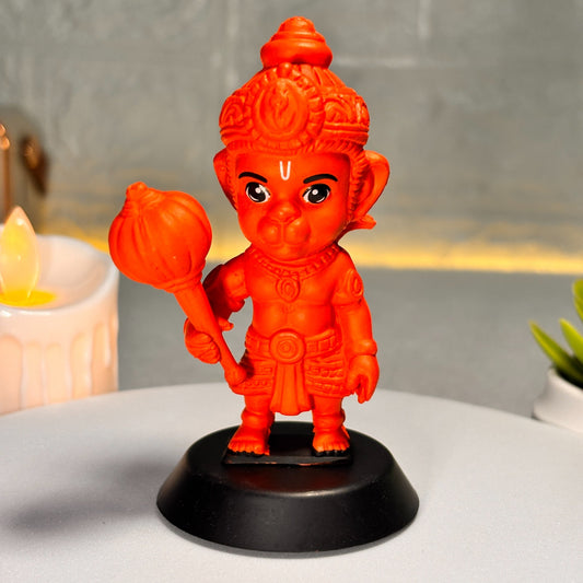 Bal Hanuman Idol (Car Dashboard | Desk | Temple Decor Murti)